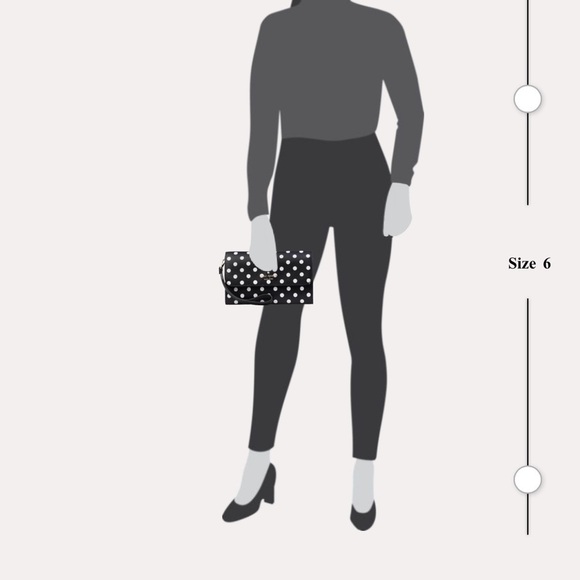 Kate spade Cheers Boxed Medium Phone Wristlet black/white polka dots - Picture 14 of 16